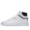 Shuffle Mid “Blanco, negro y dorado”