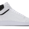 Shuffle Mid “Blanco, negro y dorado”