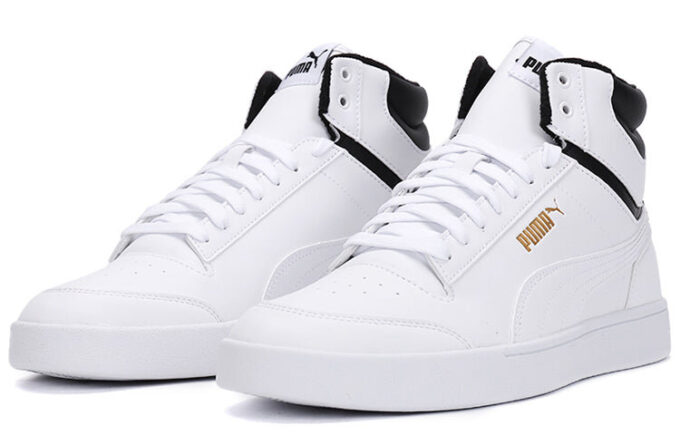 Shuffle Mid WTR “Blanco, Negro, Equipo Dorado”