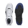 Slipstream High Cracked Leather “Blanco Azul Marino”