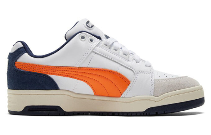Slipstream Lo Retro “Blanco Naranja Vibrante”