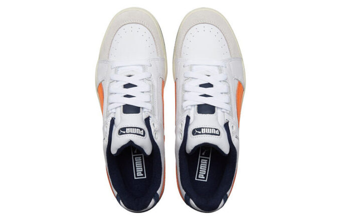 Slipstream Lo Retro “Blanco Naranja Vibrante”
