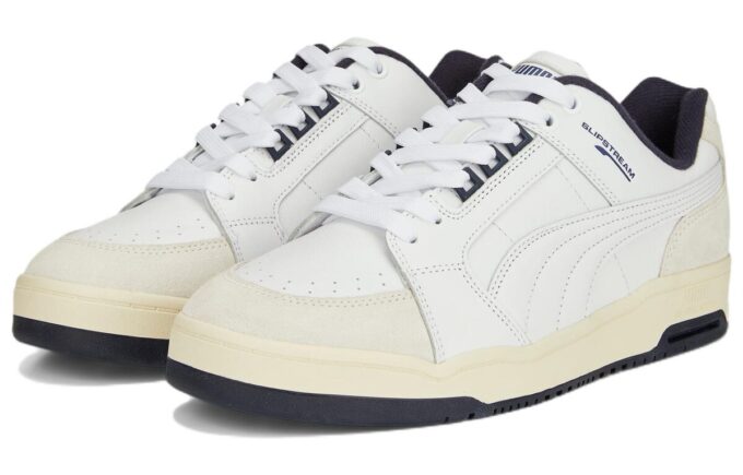 Slipstream Lo Retro “Blanco Nuevo Azul Marino”