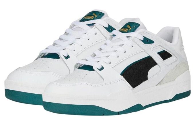 Slipstream Suede FS “Blanco, Negro, Verde”