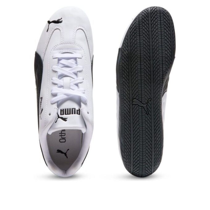 Speedcat Cuero Completo “Blanco Negro”