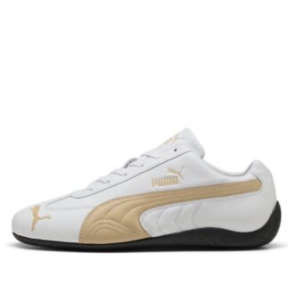 Speedcat Leather “Almendra Tostada Blanca”