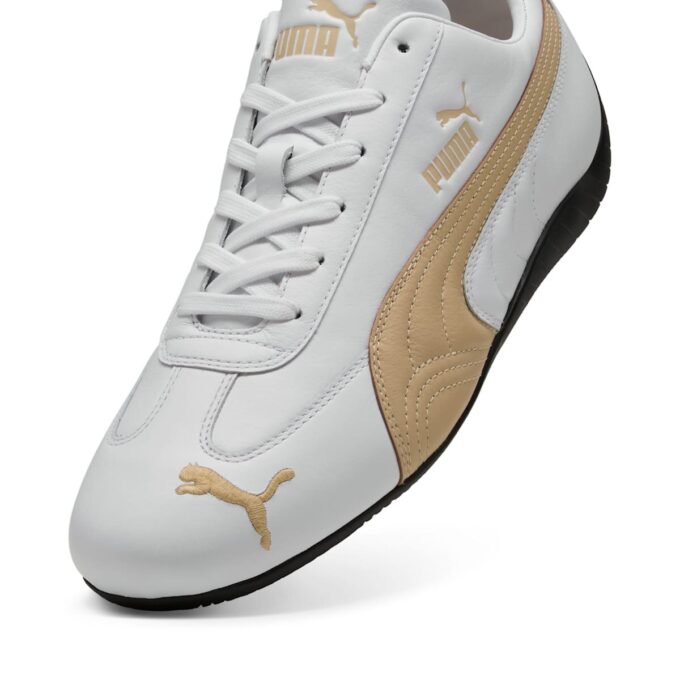 Speedcat Leather “Almendra Tostada Blanca”