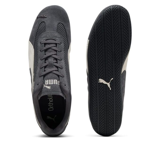 Speedcat Mesh “Gris oscuro y blanco cálido”