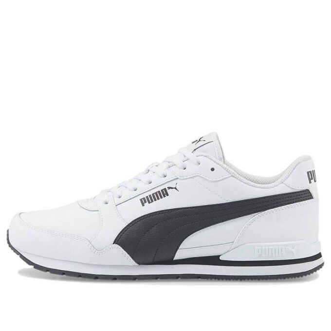 ST Runner v3 Cuero “Blanco Negro”