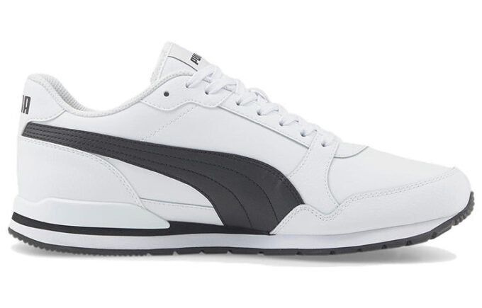 ST Runner v3 Cuero “Blanco Negro”