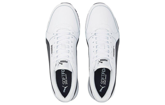 ST Runner v3 Cuero “Blanco Negro”