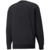 Sudadera clásica de cuello redondo relajada “Negra”