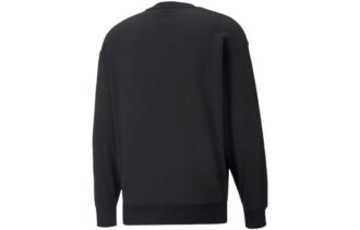 Sudadera clásica de cuello redondo relajada “Negra”