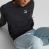 Sudadera clásica de cuello redondo relajada “Negra”