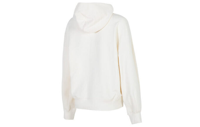 Sudadera clásica extragrande con capucha TR “Blanco y gris” (mujeres)