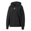 Sudadera clásica extragrande con capucha TR “Negro y blanco” (mujeres)