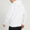 Sudadera clásica metalizada de corte regular en blanco