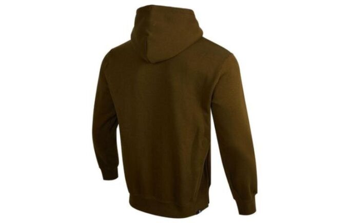 Sudadera clásica metalizada de corte regular “Marrón”