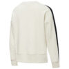 Sudadera clásica T7 de cuello redondo para mujer, color blanco y negro