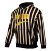 Sudadera con capucha a rayas “Negro Amarillo Blanco”