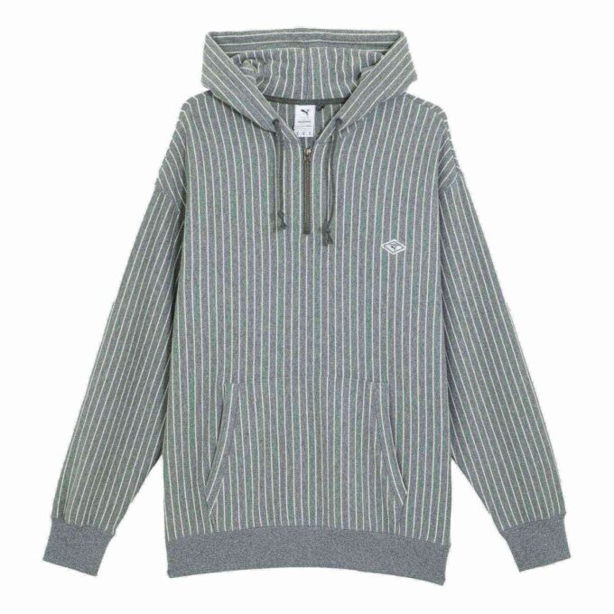 Sudadera con capucha a rayas PUMA x Nanamica “Gris”