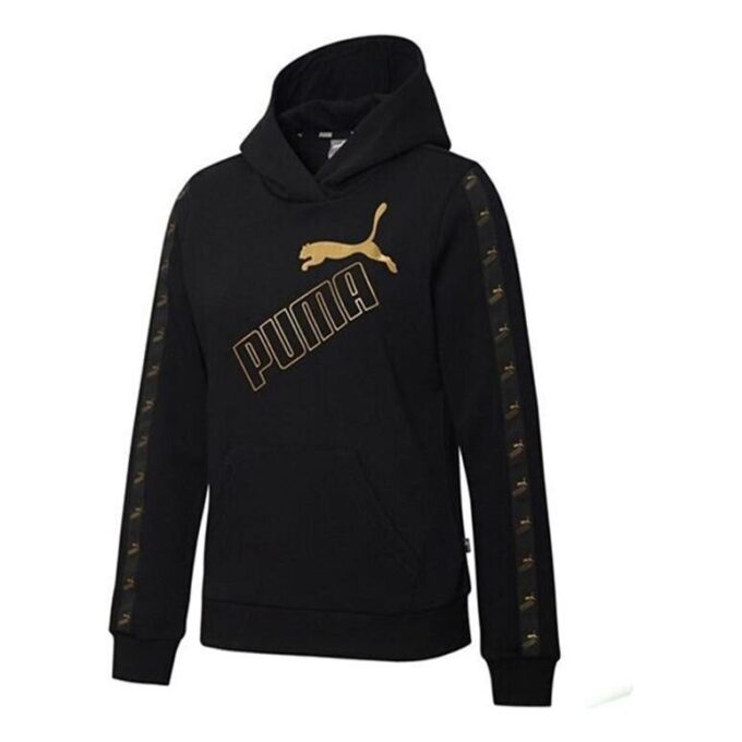 Sudadera con capucha amplificada “Black Gold” (mujeres)