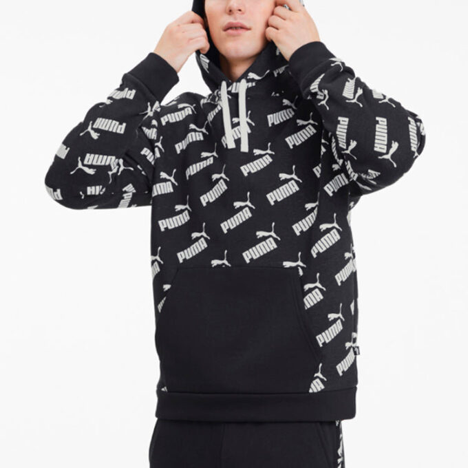 Sudadera con capucha amplificada “Negra”