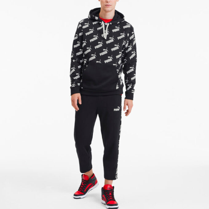 Sudadera con capucha amplificada “Negra”