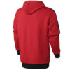 Sudadera con capucha AOP de rayas rojas
