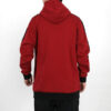 Sudadera con capucha AOP de rayas rojas