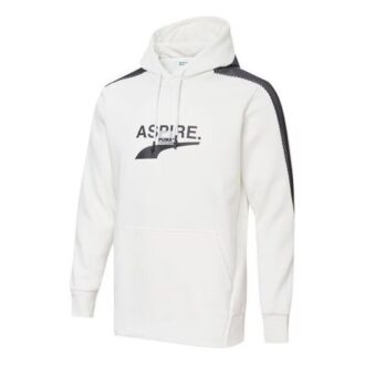 Sudadera con capucha Avenir “Blanca y negra”