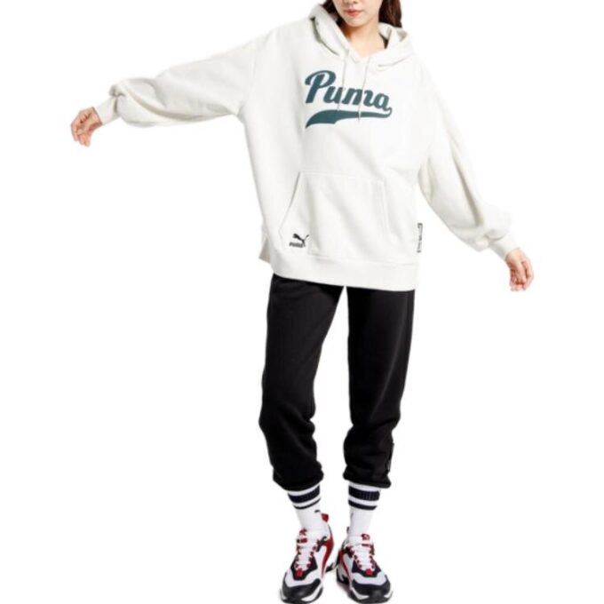 Sudadera con capucha blanca con el logo de Word (WMNS)