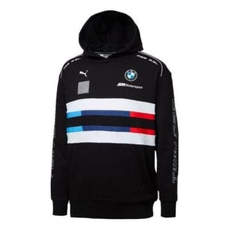 Sudadera con capucha BMW Motorsport Street Midlayer “Negro, Azul, Rojo y Blanco”