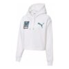 Sudadera con capucha Claw Pack Logo “Blanco y azul” (Mujeres)