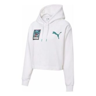 Sudadera con capucha Claw Pack Logo “Blanco y azul” (Mujeres)