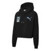 Sudadera con capucha Claw Pack Logo (mujeres) “Negro, azul y blanco”