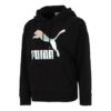 Sudadera con capucha clásica con el logotipo en blanco y negro (mujeres)