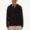 Sudadera con capucha clásica con el logotipo en blanco y negro (mujeres)