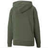 Sudadera con capucha clásica con el logotipo “Verde oliva y blanco” (mujeres)