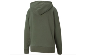 Sudadera con capucha clásica con el logotipo “Verde oliva y blanco” (mujeres)
