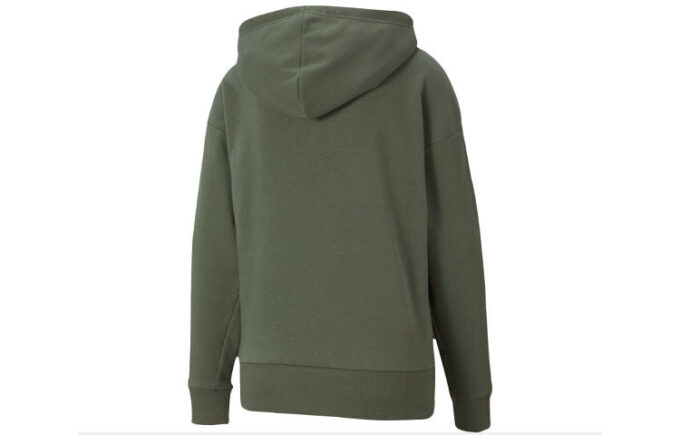 Sudadera con capucha clásica con el logotipo “Verde oliva y blanco” (mujeres)