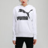 Sudadera con capucha clásica con el logotipo “White Black” (Mujeres)