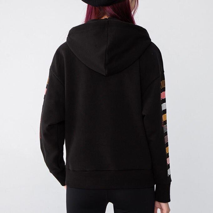 Sudadera con capucha clásica con gráficos (WMNS) “Negra”