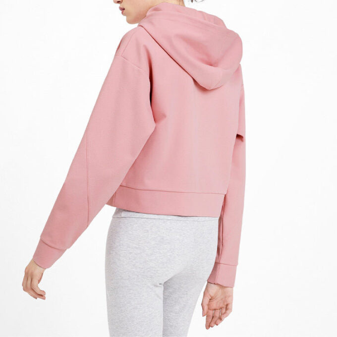 Sudadera con capucha clásica con logo rosa (WMNS)