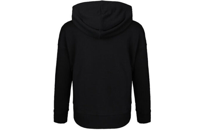 Sudadera con capucha clásica con logotipo en negro (mujeres)