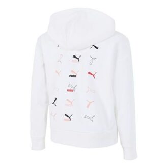 Sudadera con capucha clásica con logotipos (WMNS) “Blanca”
