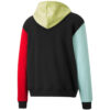 Sudadera con capucha combinada “Negro Amarillo Rojo Azul”