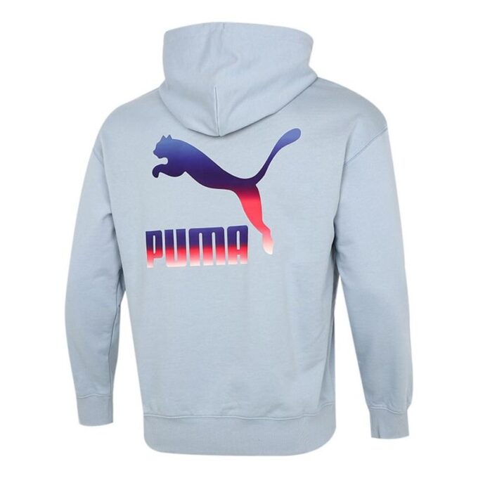 Sudadera con capucha con el logo “Azul claro”