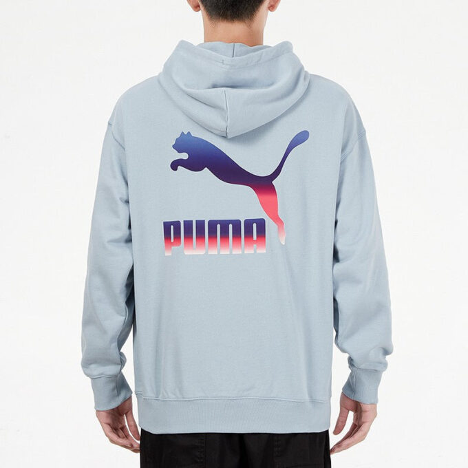 Sudadera con capucha con el logo “Azul claro”