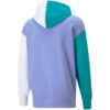 Sudadera con capucha con logo de fandom en bloques de color morado